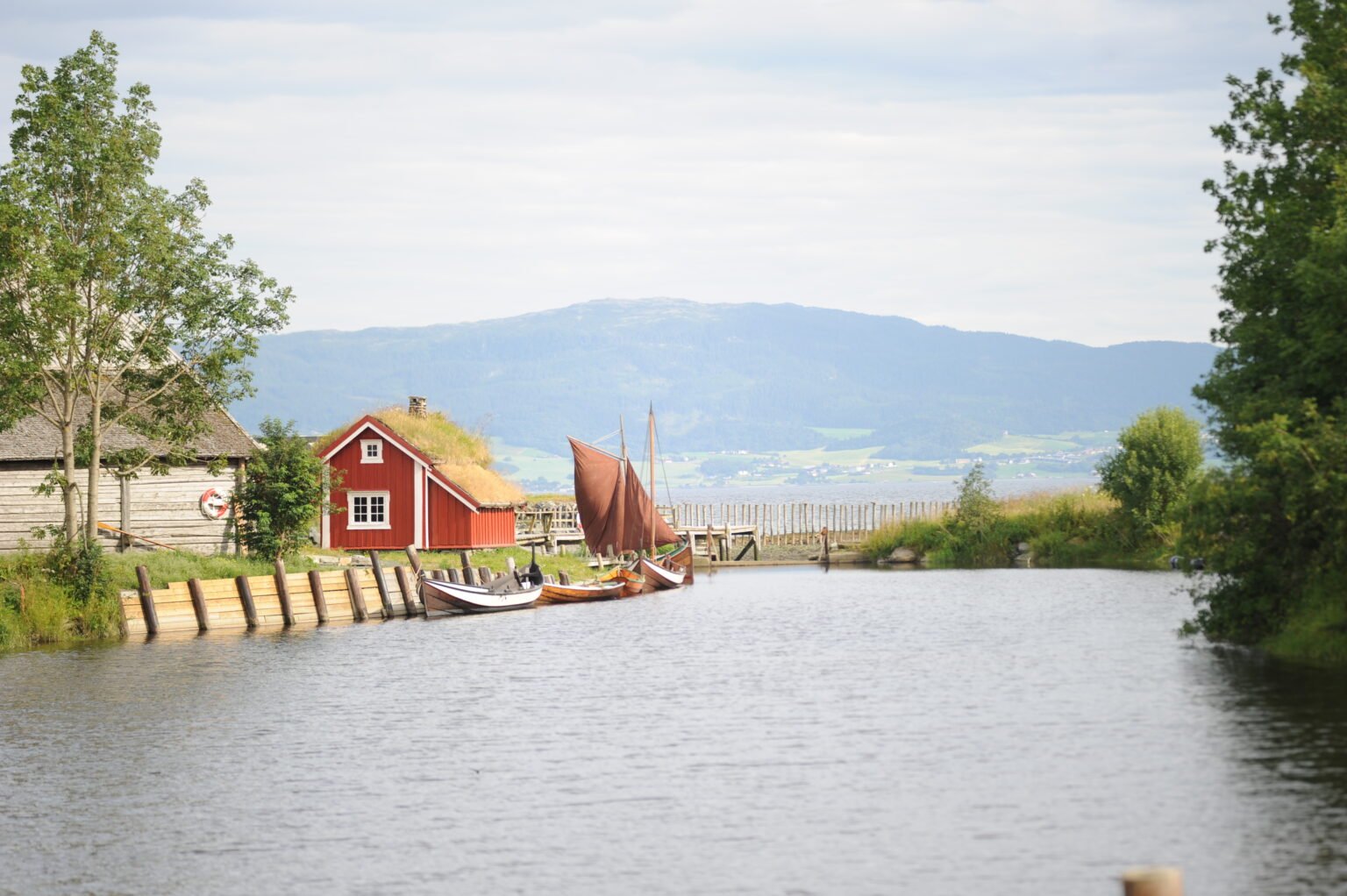 Prestelva og amfiet ved Museet Kystens Arv